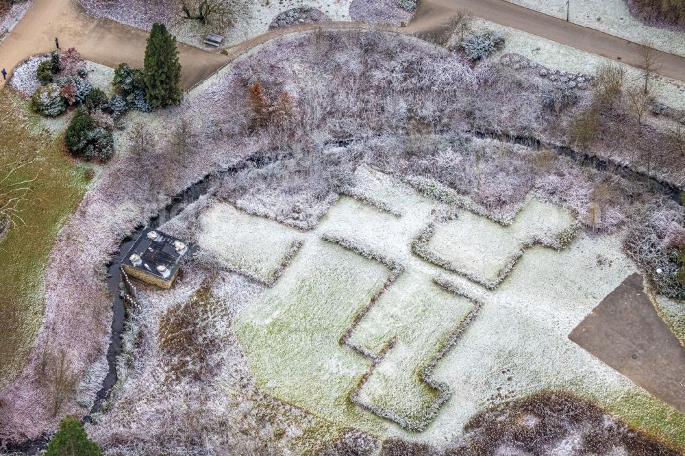 Aerial image Dortmund - kunstgalerie Torhaus Rombergpark in Dortmund at Ruhrgebiet in the state North Rhine-Westphalia, Germany