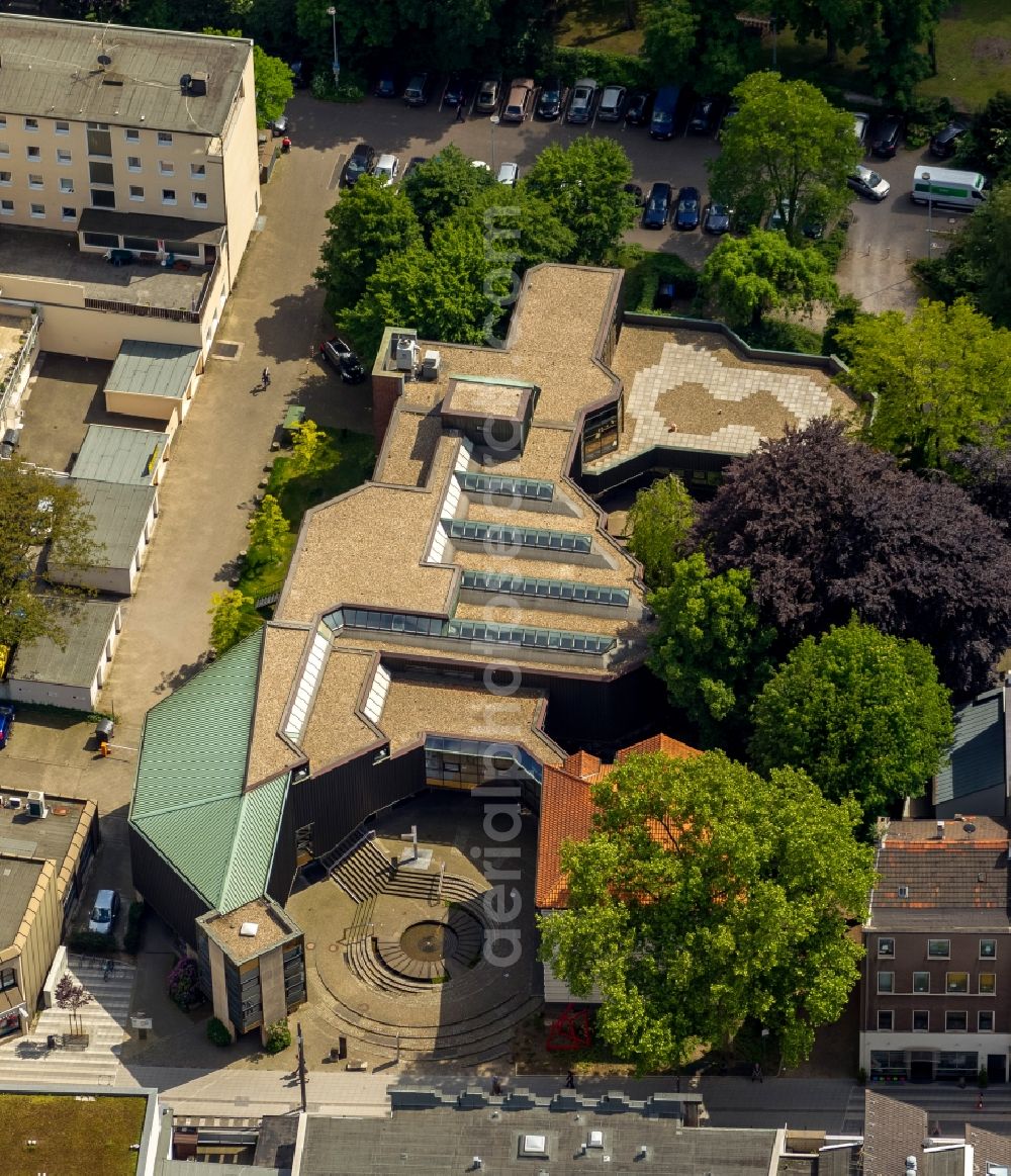 Gelsenkirchen OT Buer from the bird's eye view: View of the art museum in the district of Buer in Gelsenkirchen in the state North Rhine-Westphalia