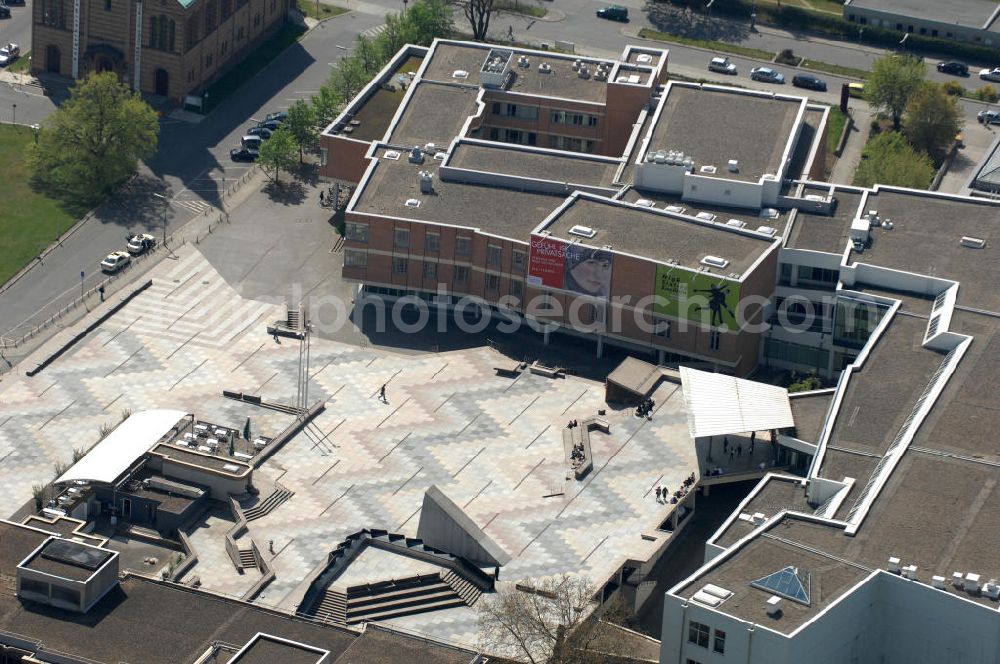 Berlin from the bird's eye view: The facilities of Prints and Drawings and the Art Library in the Cultural Forum, part of the National Museums in Berlin in the district Tiergarten