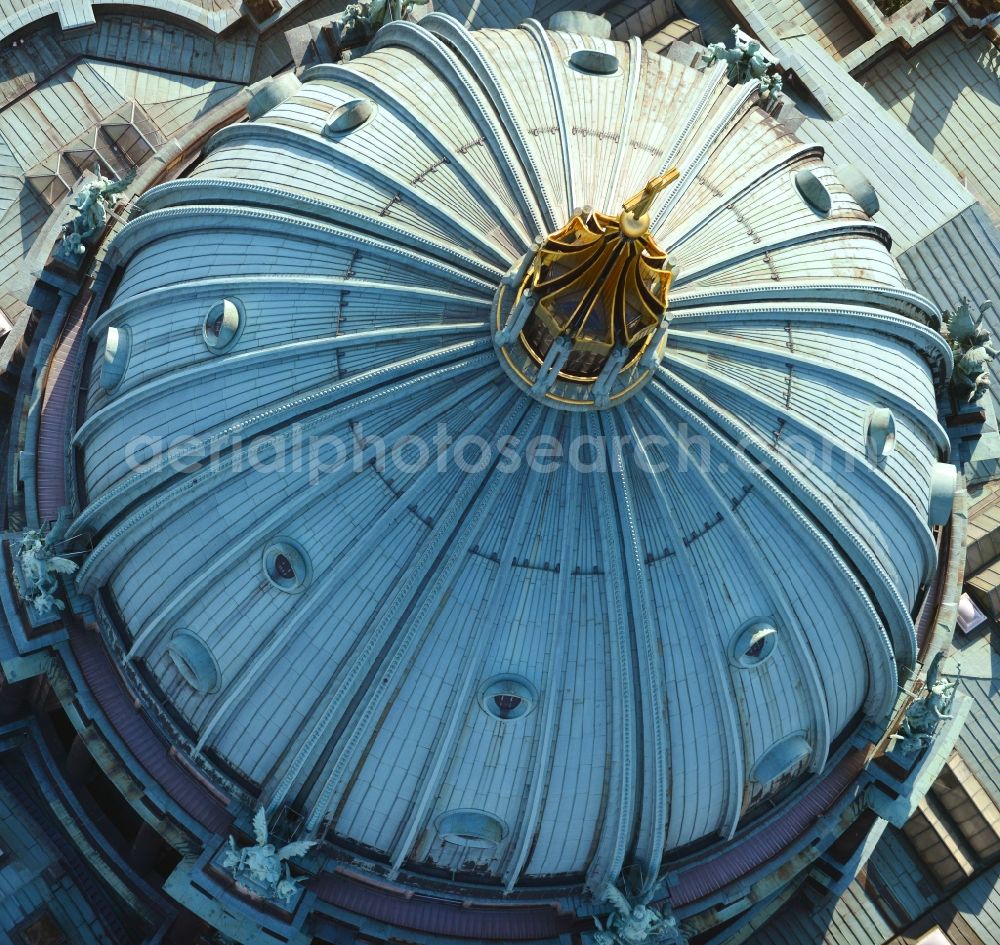 Aerial image Berlin - Dome of the Berlin Cathedral in the city center east of the federal capital Berlin