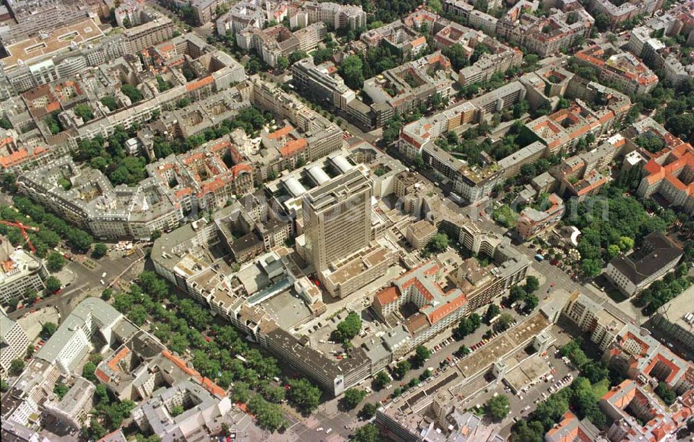 Aerial photograph Berlin - Charlottenburg - Kurfürstendamm - Karree in Charlottenburg.