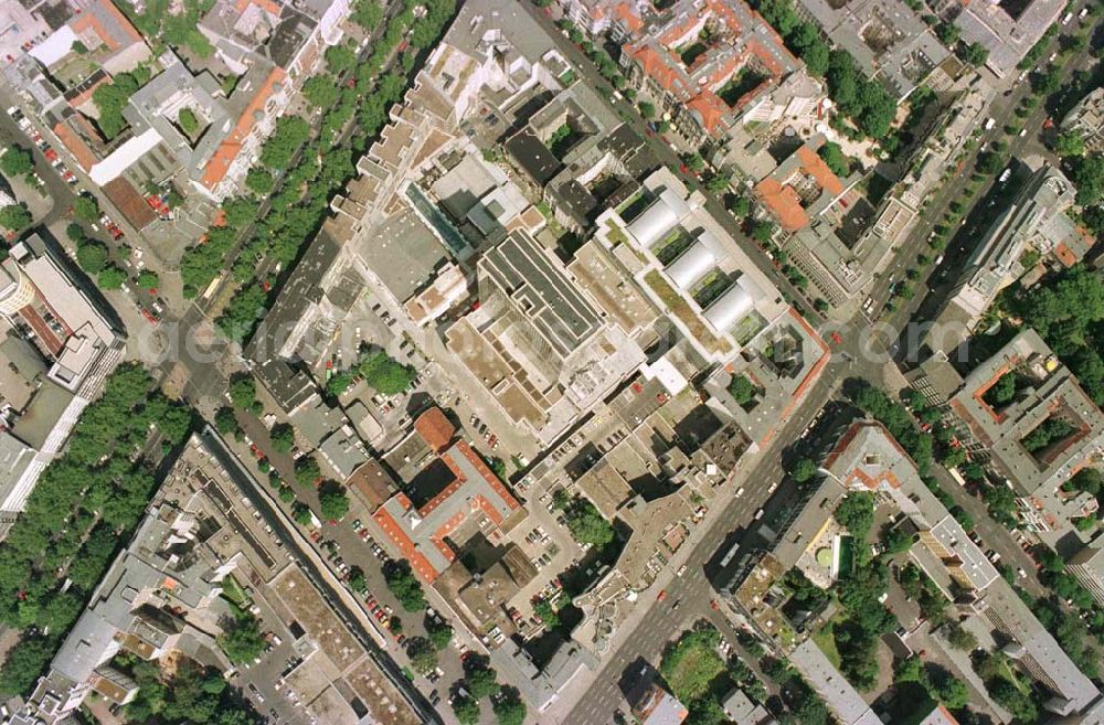 Aerial image Berlin - Charlottenburg - Kurfürstendamm - Karree in Charlottenburg.