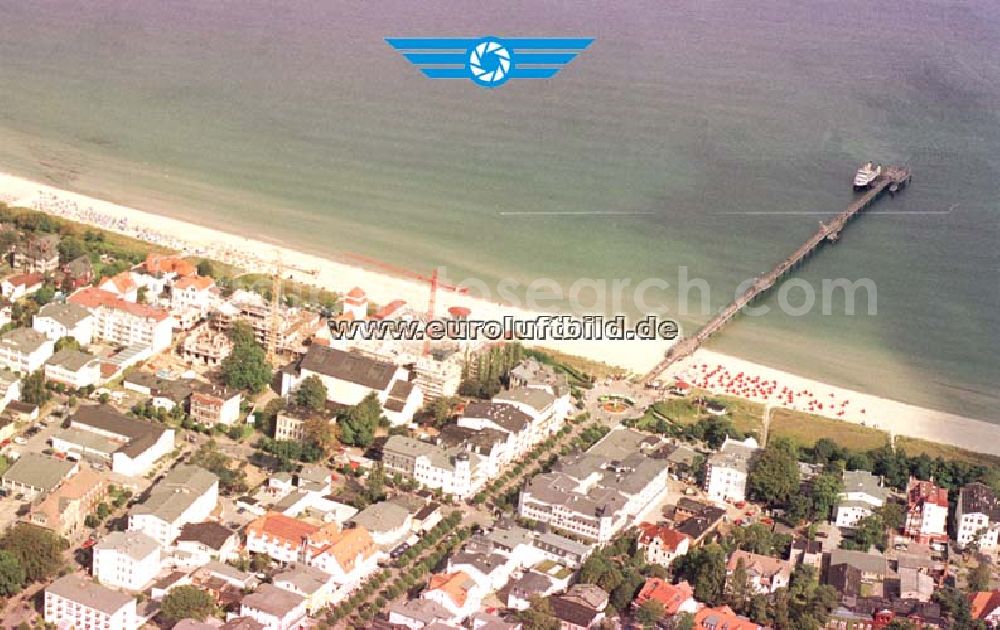 Binz / Rügen - Mecklenburg-Vorpommern from above - Kurhaus Binz - Hotel der TRAVEL-CHARME Berlin an der Strandpromenade von Binz auf Rügen.