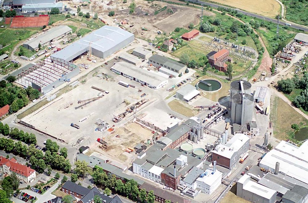 Kyritz - Brandenburg from above - 24.06.2003 Kyritz - Brandenburg Brauerei Kyritz.