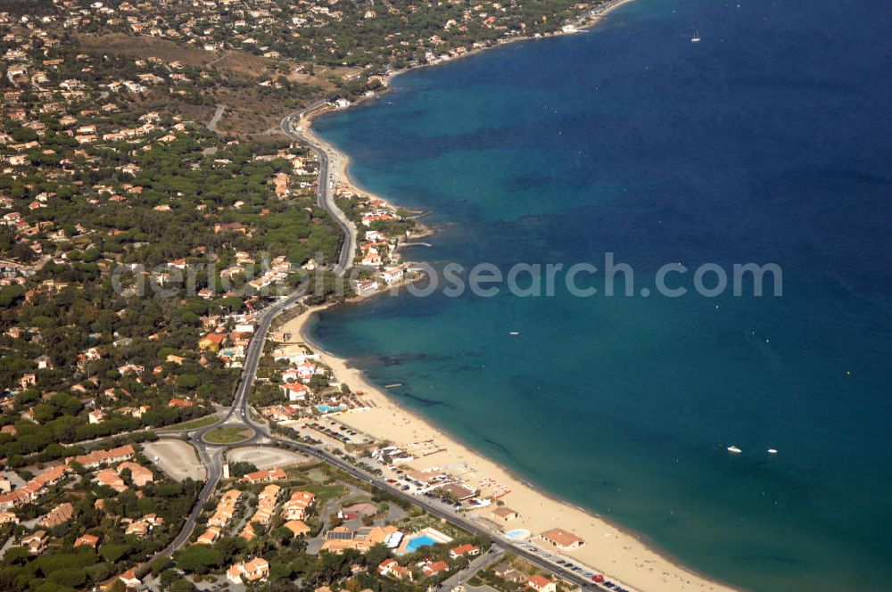 La Nartelle from above - Blick auf La Nartelle an der Cote d' Azur in Frankreich.