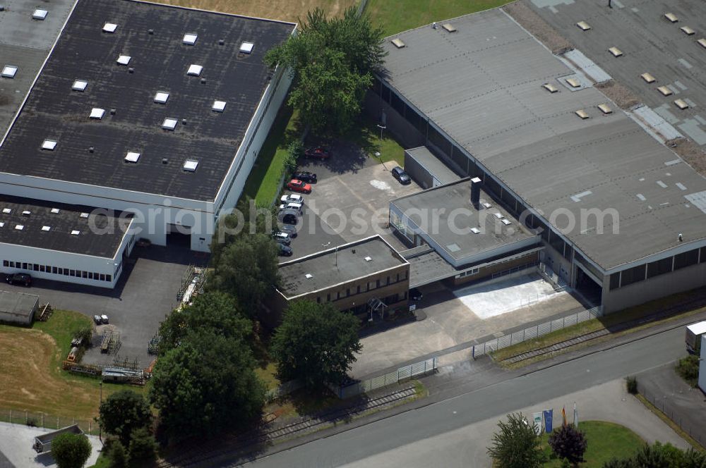 Aerial photograph Bönen - Lager- und Produktionshalle mit Bürogebäude im Industriegebiet. Der Komplex besteht auf 2 Lager- Produktionshallen mit jeweils ca. 2.500 m² Nutzfläche, Bürotrackt mit ca. 600 m² Nutzfläche, Sozialräume und Garagen. Adresse: Rudolf-Diesel-Str. 10, 59199 Bönen; Vermietung / Verwaltung: Unternehmensgruppe Markus Gerold, An der Vaerstbrücke 1, 59425 Unna, Tel. +49(0)2303 25036-26, Fax +49(0)2303 25036-27, E-Mail: info@markus-gerold.de