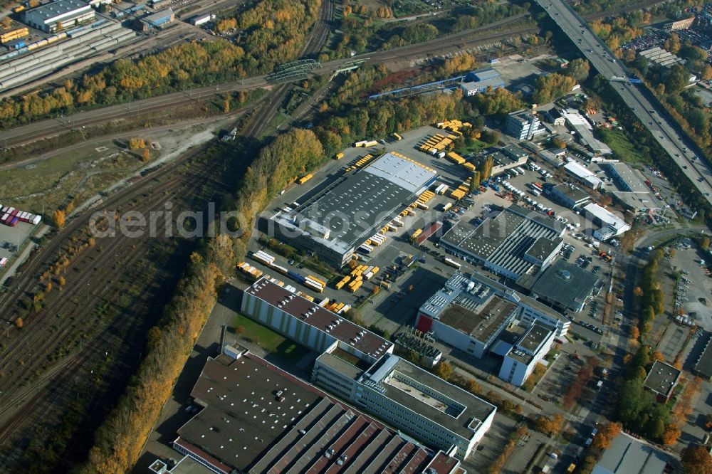 Aerial photograph Malsch - Warehouses and forwarding building of Dachser GmbH & Co.KG in Malsch in the state Baden-Wuerttemberg