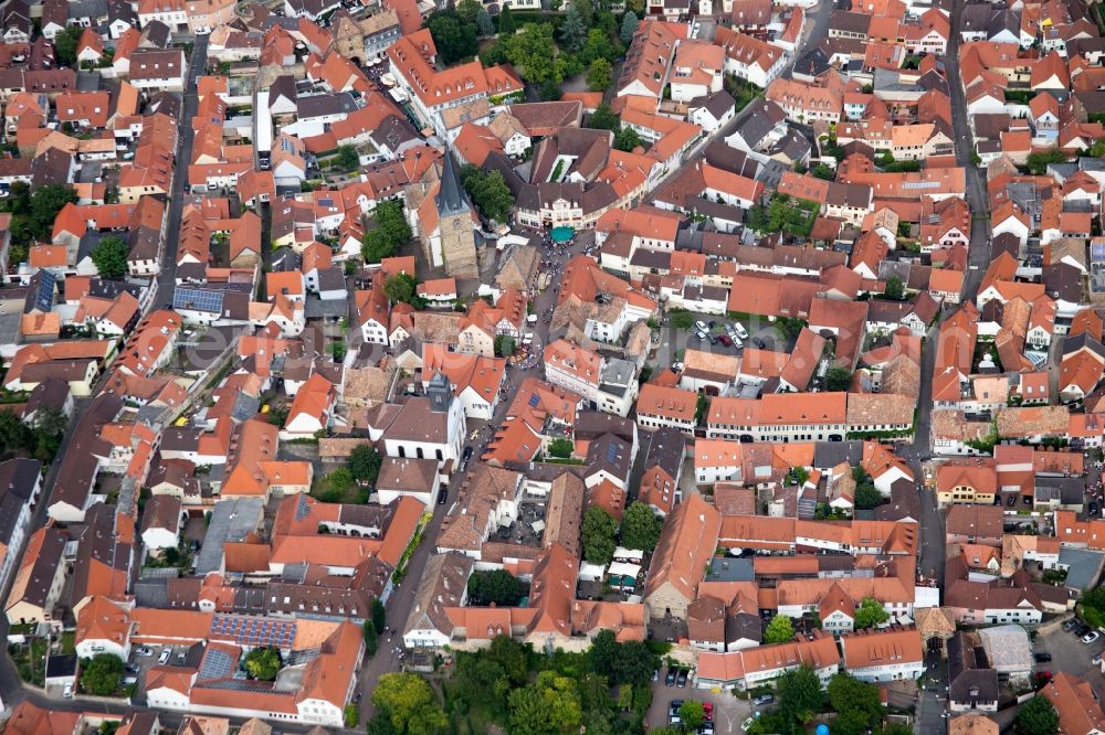 Aerial photograph Karlsruhe - Warehouses and forwarding building Emons Spedition GmbH in Karlsruhe in the state Baden-Wuerttemberg