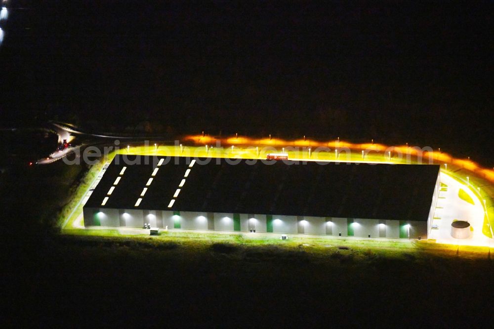 Aerial image Ludwigsfelde - Warehouse complex-building in the industrial area VGP Park Berlin on Parkallee in the district Genshagen in Ludwigsfelde in the state Brandenburg, Germany