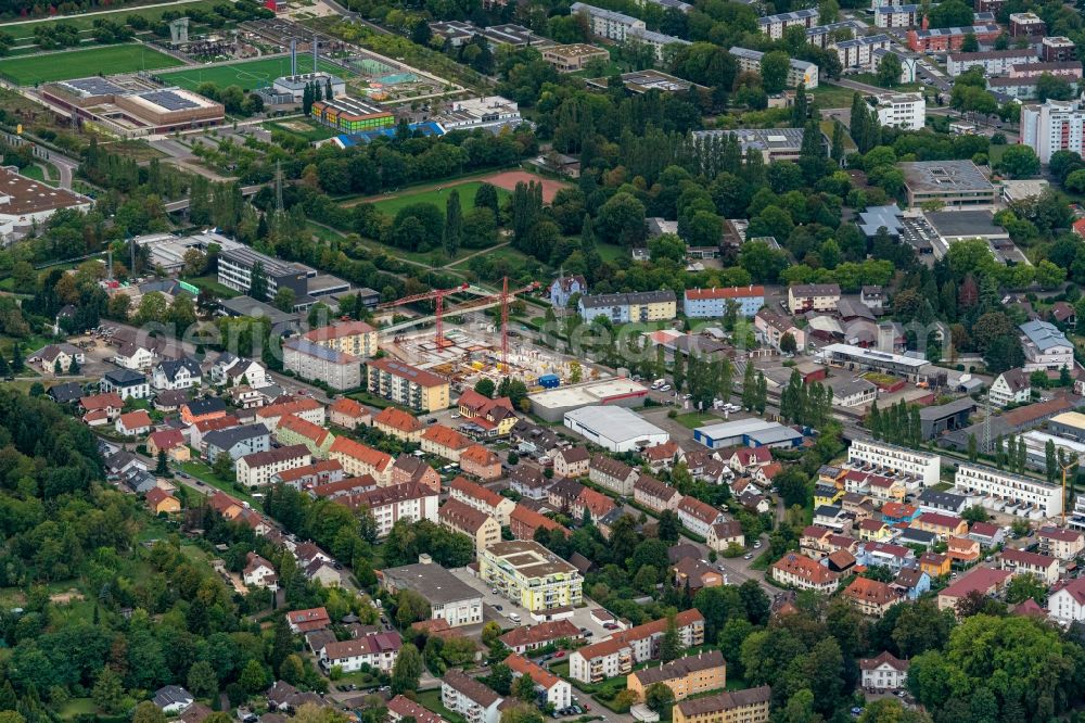 Lahr/Schwarzwald from above - Lahr West in Lahr/Schwarzwald in the state Baden-Wuerttemberg, Germany