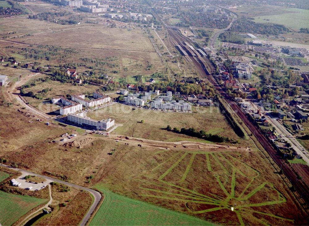 Schönefeld, Brandenburg from above - 