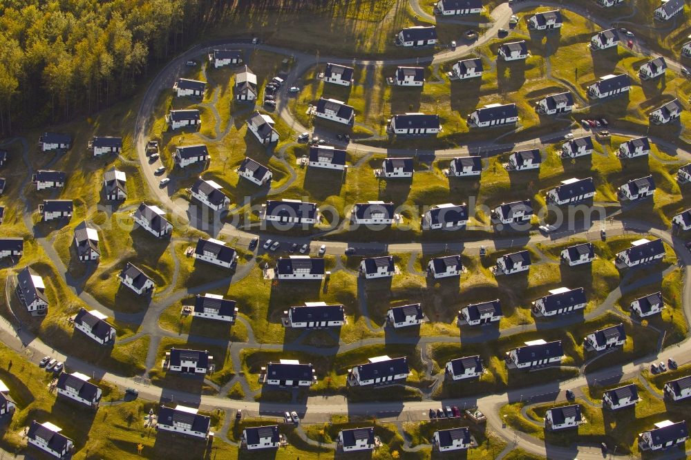 Aerial photograph Winterberg - View at the Landal Holiday park at the Winertberger Büre in Winterberg in the federal state North Rhine-Westphalia