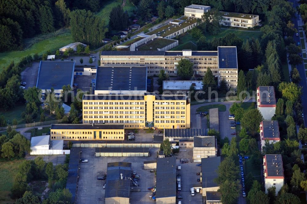 Hoppegarten from the bird's eye view: View of headquarters of the country office for construction and traffic - LBV in Hoppegarten in Brandenburg