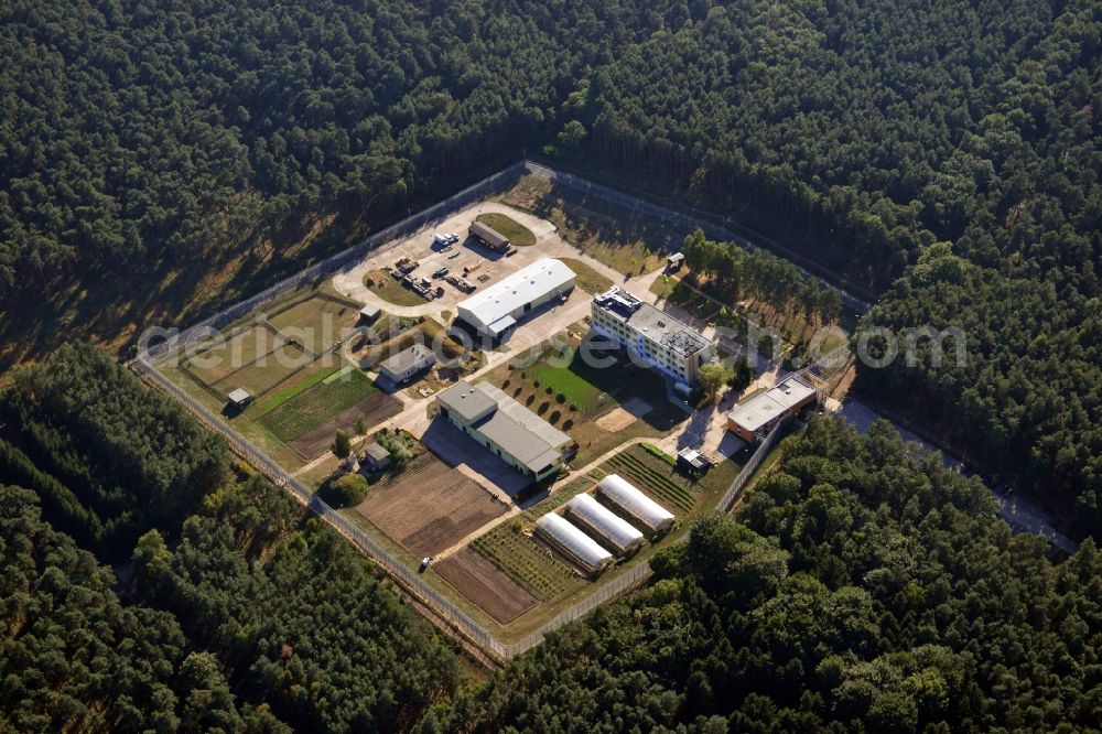 Möckern - Lochow from above - State Hospital for Forensic Psychiatry Lochow in Moeckern in the state Saxony-Anhalt