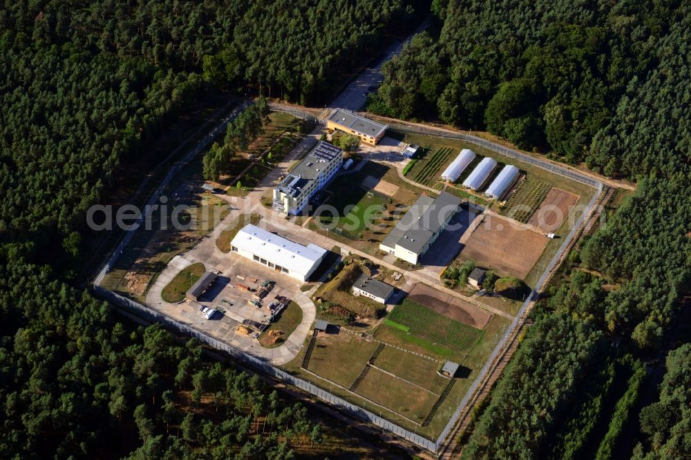 Möckern - Lochow from above - State Hospital for Forensic Psychiatry Lochow in Moeckern in the state Saxony-Anhalt