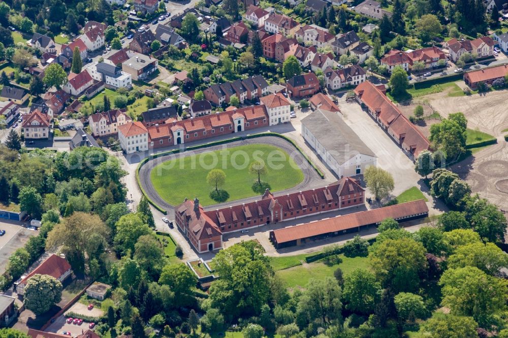 Celle from the bird's eye view: Landgestuet Celle in Celle in the state Lower Saxony, Germany