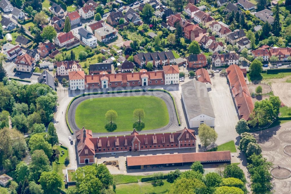 Aerial image Celle - Landgestuet Celle in Celle in the state Lower Saxony, Germany