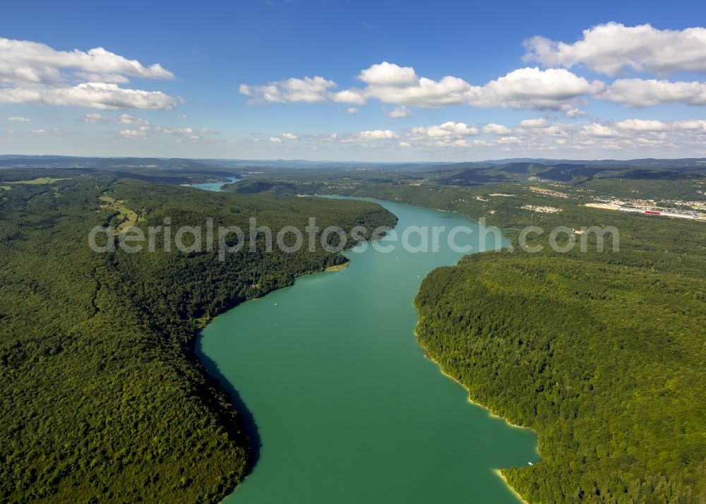 Aerial image Onoz - Landscape of the flux flow of Lain at Onoz in France