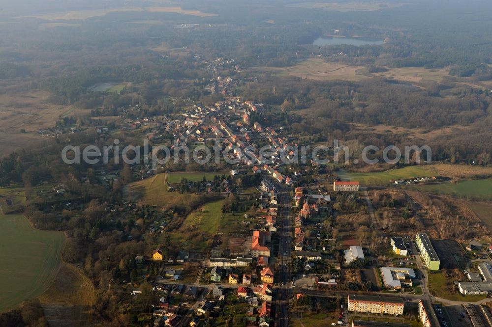 Aerial image Biesenthal - Countryside on the edge of Biesenthal in Brandenburg