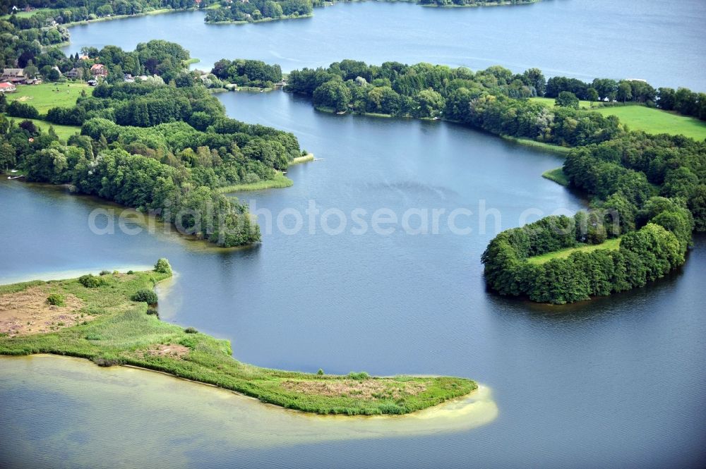 Plön from the bird's eye view: Landscape in Ploen in Schleswig-Holstein