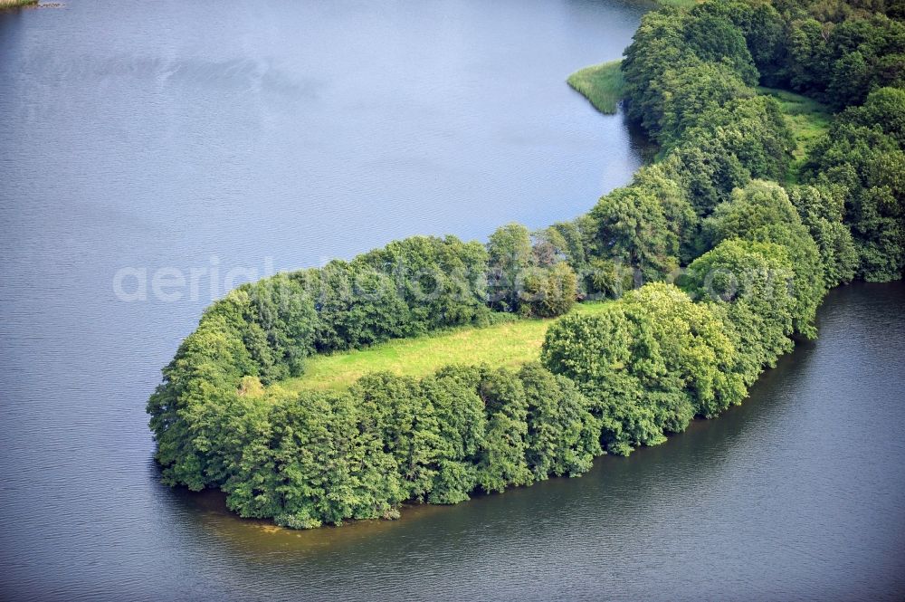 Aerial photograph Plön - Landscape in Ploen in Schleswig-Holstein