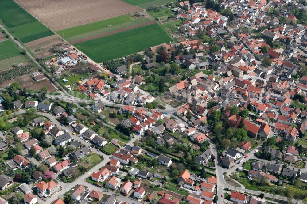 Selzen from the bird's eye view: Views of the municipality with the center and family homes in Selzen in Rhineland-Palatinate