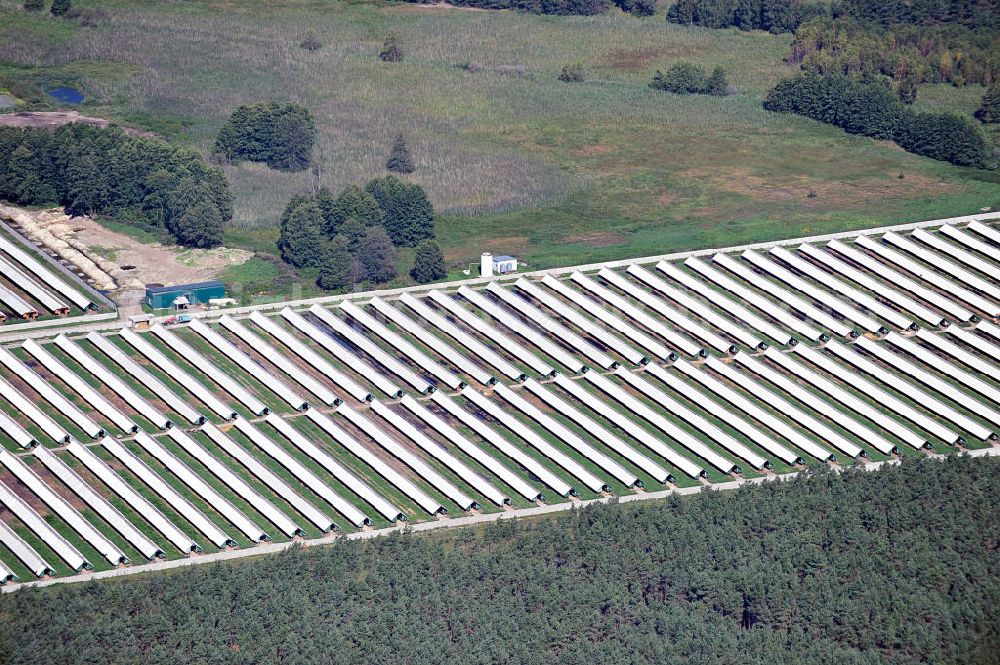 SONNENBURG / SLONSK from the bird's eye view: View of an agricultural operation in the town of Sonnenburg in the province of Lebus