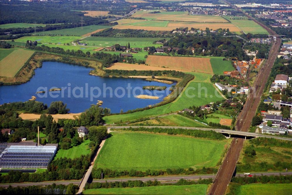 Aerial image Langenfeld OT Feldhausen - Cityscape of Langenfeld Feldhausen district in the state of North Rhine-Westphalia