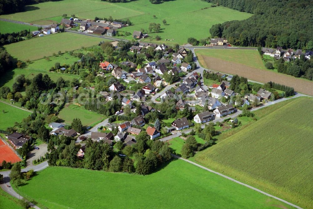 Langenfeld OT Feldhausen from above - Cityscape of Langenfeld Feldhausen district in the state of North Rhine-Westphalia