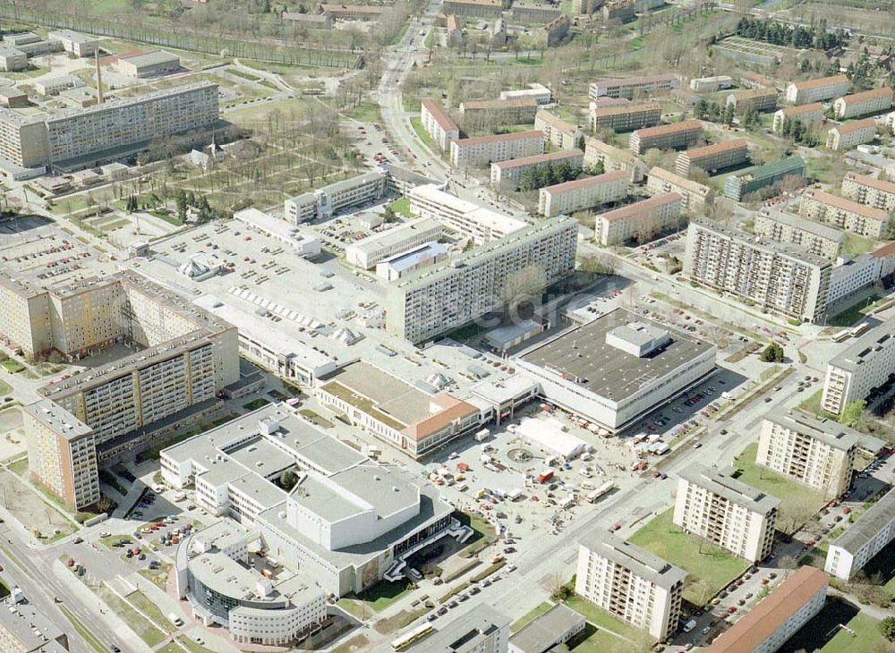 Hoyerswerda / Sachsen from the bird's eye view: LAUSITZ-Center der ECE in Hoyerswerda / Sachsen.