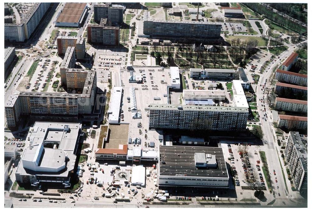 Aerial photograph Hoyerswerda / Sachsen - LAUSITZ-Center der ECE in Hoyerswerda / Sachsen.