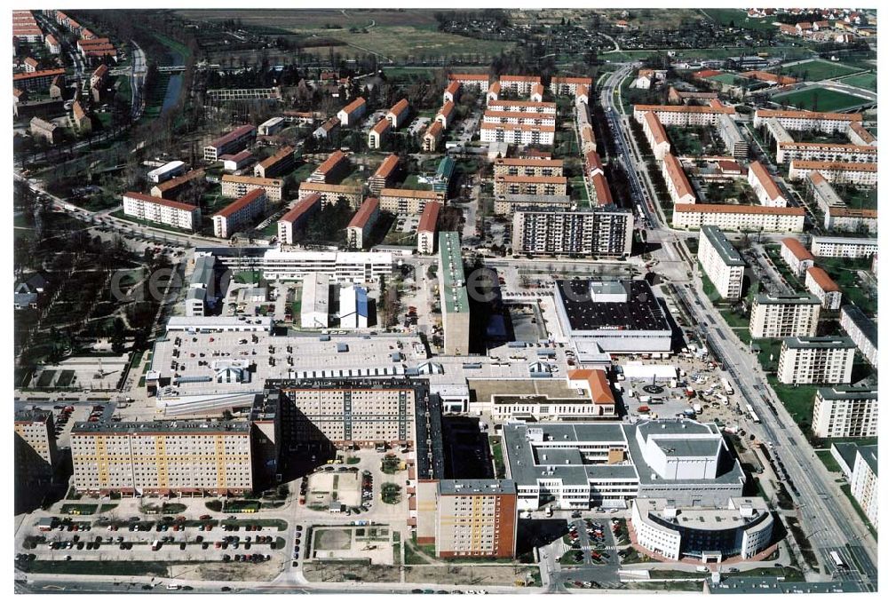 Hoyerswerda / Sachsen from above - LAUSITZ-Center der ECE in Hoyerswerda / Sachsen.