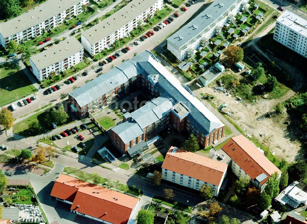 Aerial photograph Teltow - Brandenburg - Lavendel-Residenz - Seniorenzentrum Teltow an der Elbstraße 2 in 14513 Teltow/Brandenburg. (Tel.: 03328-3330).