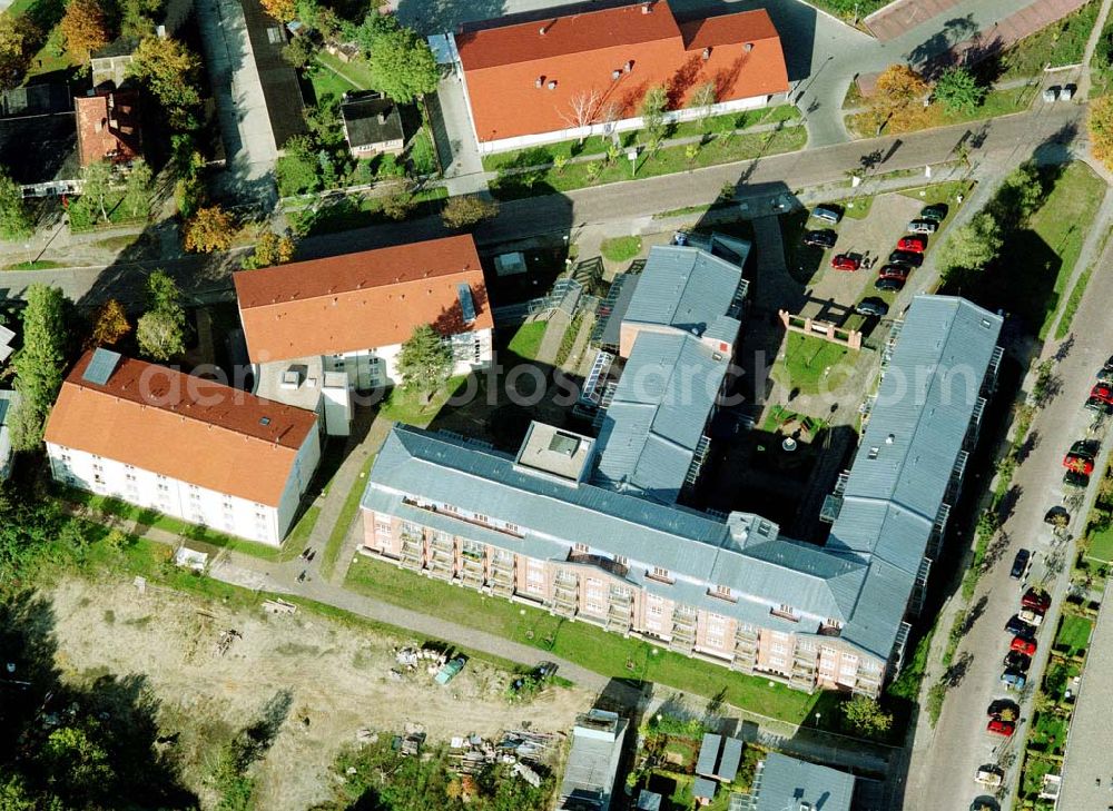 Teltow - Brandenburg from above - Lavendel-Residenz - Seniorenzentrum Teltow an der Elbstraße 2 in 14513 Teltow/Brandenburg. (Tel.: 03328-3330).