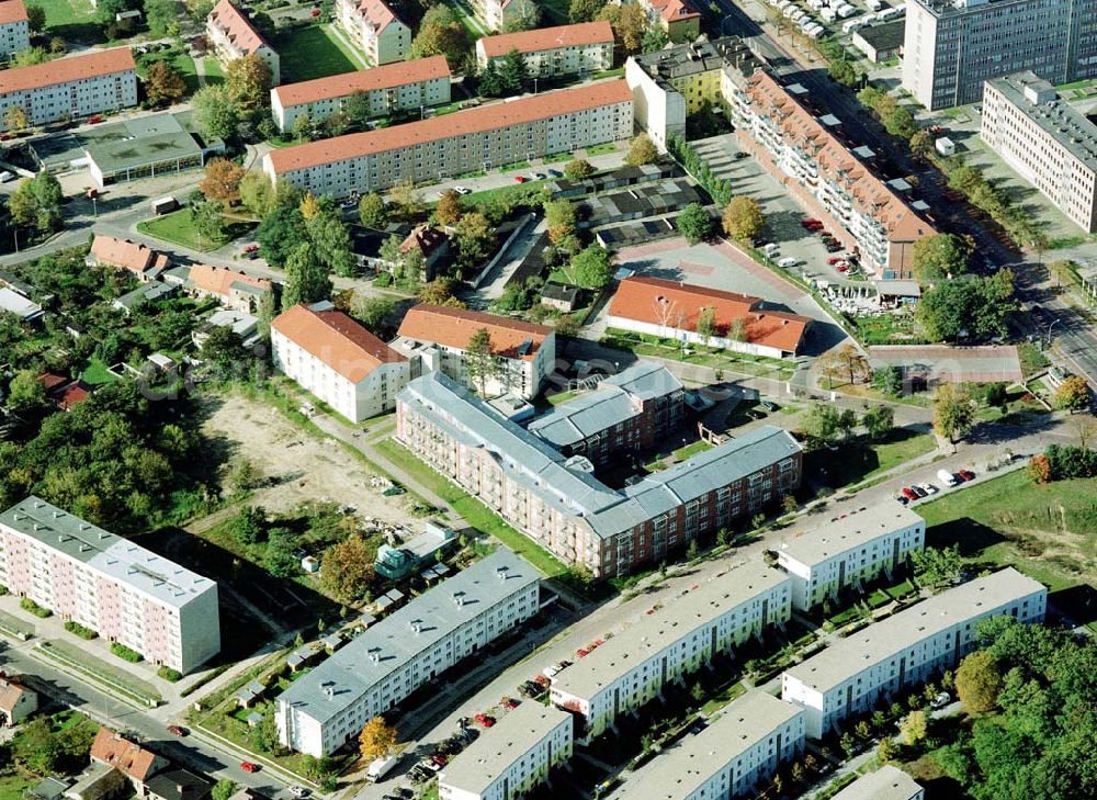 Aerial image Teltow - Brandenburg - Lavendel-Residenz - Seniorenzentrum Teltow an der Elbstraße 2 in 14513 Teltow/Brandenburg. (Tel.: 03328-3330).