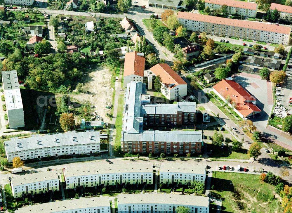 Aerial photograph Teltow - Brandenburg - Lavendel-Residenz - Seniorenzentrum Teltow an der Elbstraße 2 in 14513 Teltow/Brandenburg. (Tel.: 03328-3330).