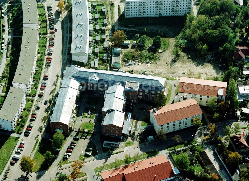 Aerial photograph Teltow - Brandenburg - Lavendel-Residenz - Seniorenzentrum Teltow an der Elbstraße 2 in 14513 Teltow/Brandenburg. (Tel.: 03328-3330).