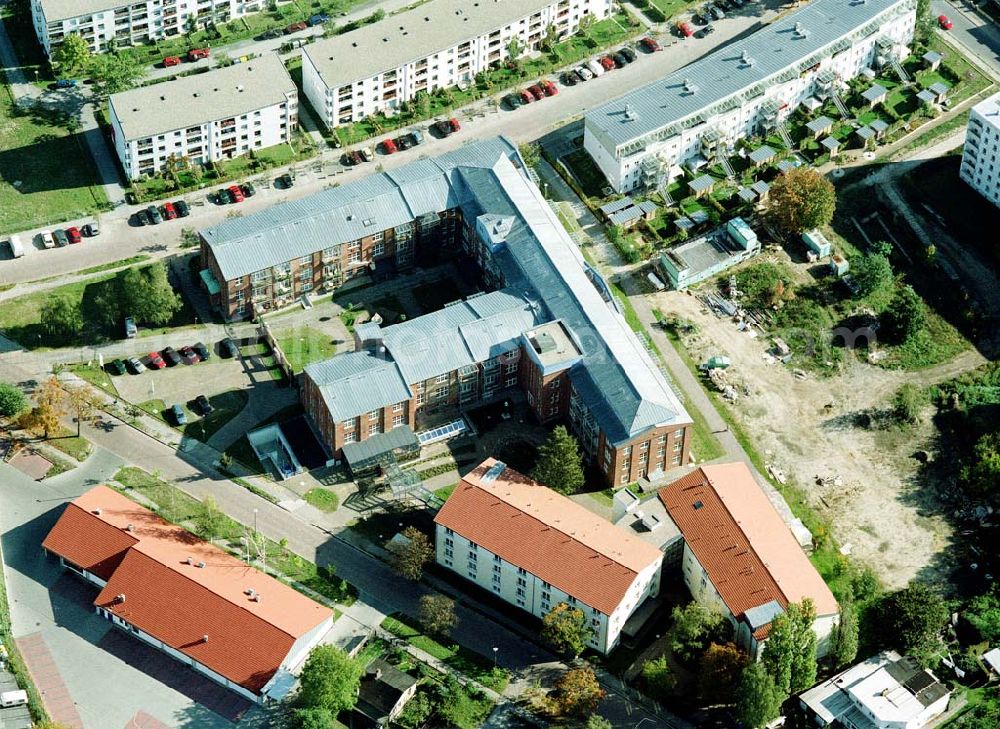 Teltow - Brandenburg from above - Lavendel-Residenz - Seniorenzentrum Teltow an der Elbstraße 2 in 14513 Teltow/Brandenburg. (Tel.: 03328-3330).