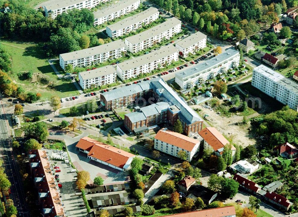 Aerial photograph Teltow - Brandenburg - Lavendel-Residenz - Seniorenzentrum Teltow an der Elbstraße 2 in 14513 Teltow/Brandenburg. (Tel.: 03328-3330).