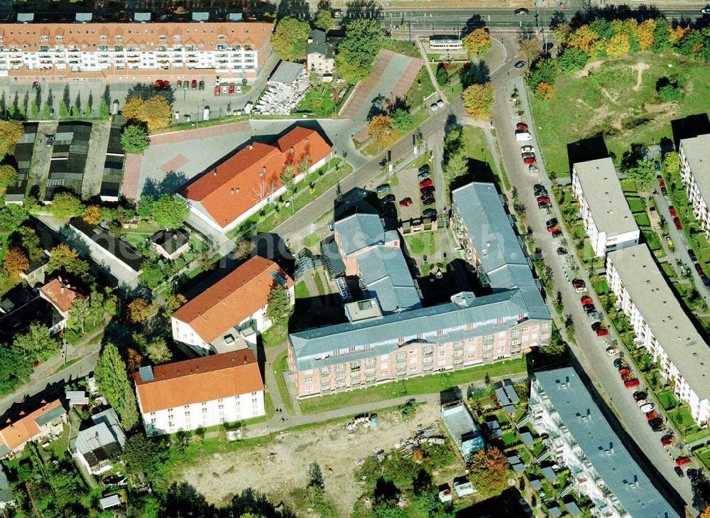 Aerial image Teltow - Brandenburg - Lavendel-Residenz - Seniorenzentrum Teltow an der Elbstraße 2 in 14513 Teltow/Brandenburg. (Tel.: 03328-3330).