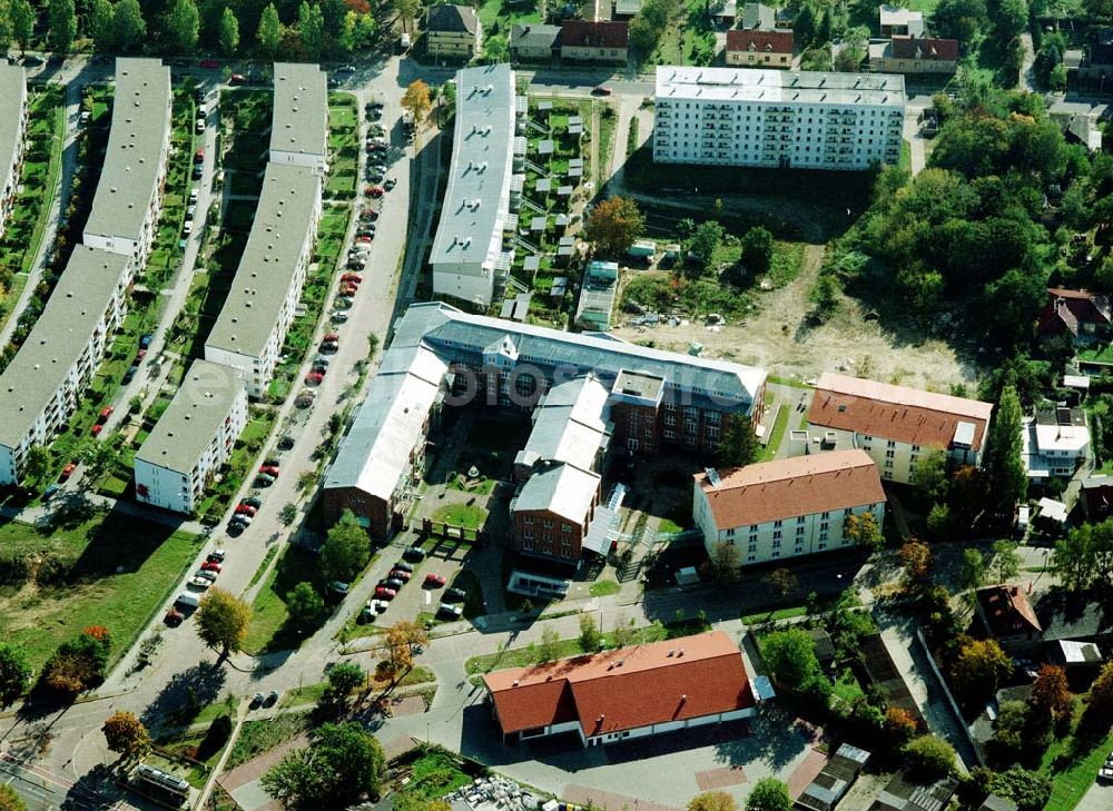 Teltow - Brandenburg from above - Lavendel-Residenz - Seniorenzentrum Teltow an der Elbstraße 2 in 14513 Teltow/Brandenburg. (Tel.: 03328-3330).