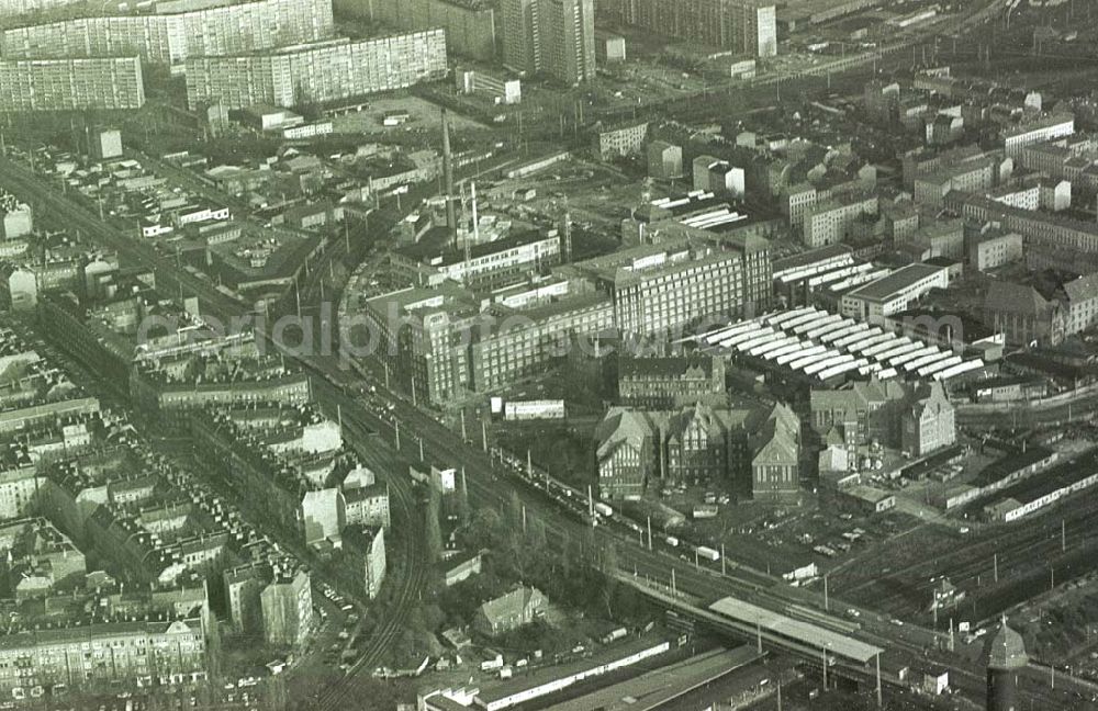 Aerial image Berlin - Treptow - LBA Treptower Park (Binnenschifffahrt, Weißeflotte