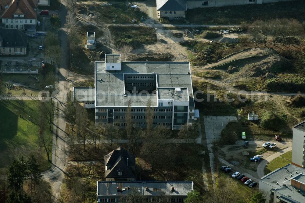 Berlin from above - Vacant, unused office buildings - administrative and business center on the district Buch in Berlin