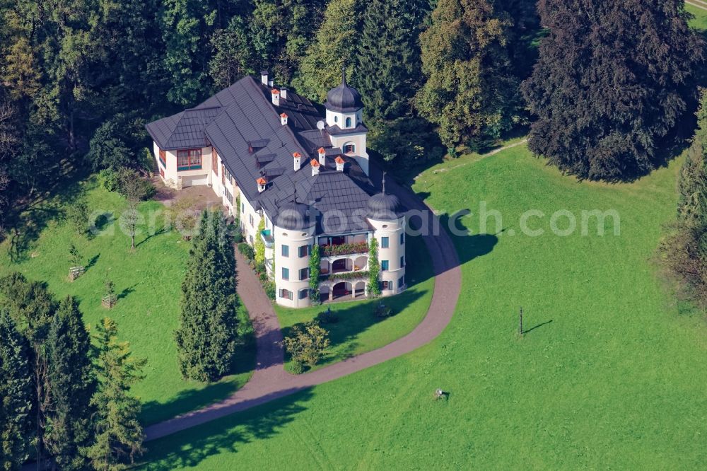 Aerial image Thierberg - Palace in Thierberg in Tirol, Austria