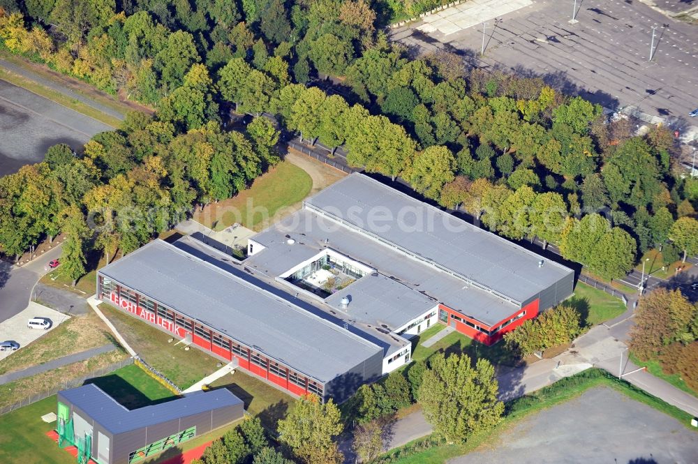 Aerial image Leipzig - View of the athletics centre Leipzig e.V. in the state Saxony