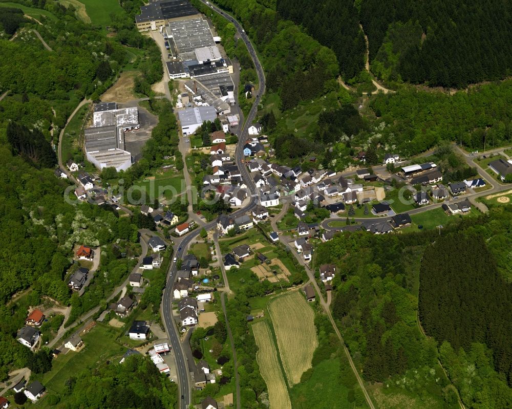 Aerial image Leimbach - Leimbach in Rhineland-Palatinate