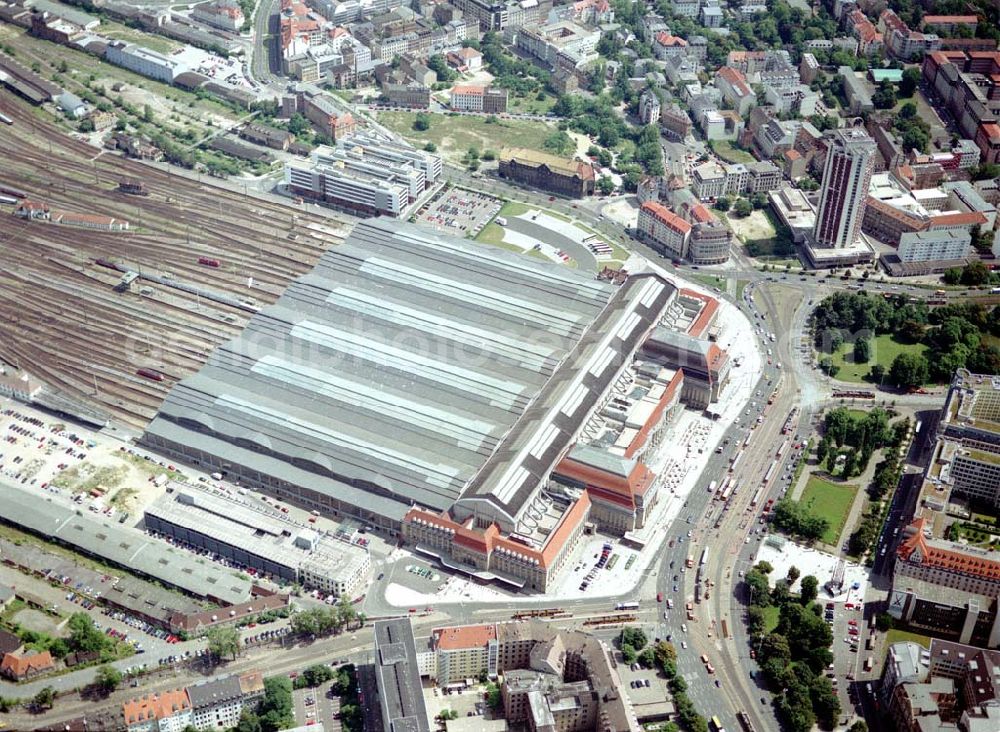 Leipzig from the bird's eye view: Leipziger Hauptbahnhof.