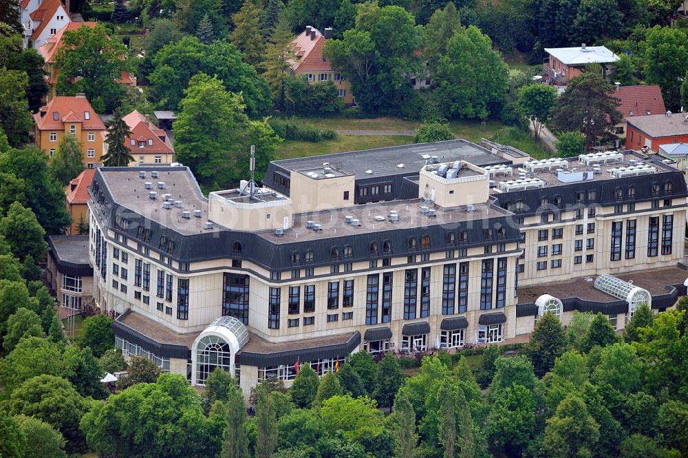 Aerial image Weimar - Leonardo Hotel on Belvederer Allee in Weimar in Thuringia