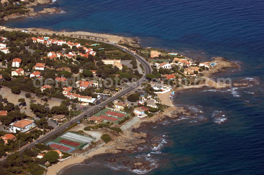 Les Issambres from above - Blick auf Les Issambres an der Cote d' Azur in Frankreich.