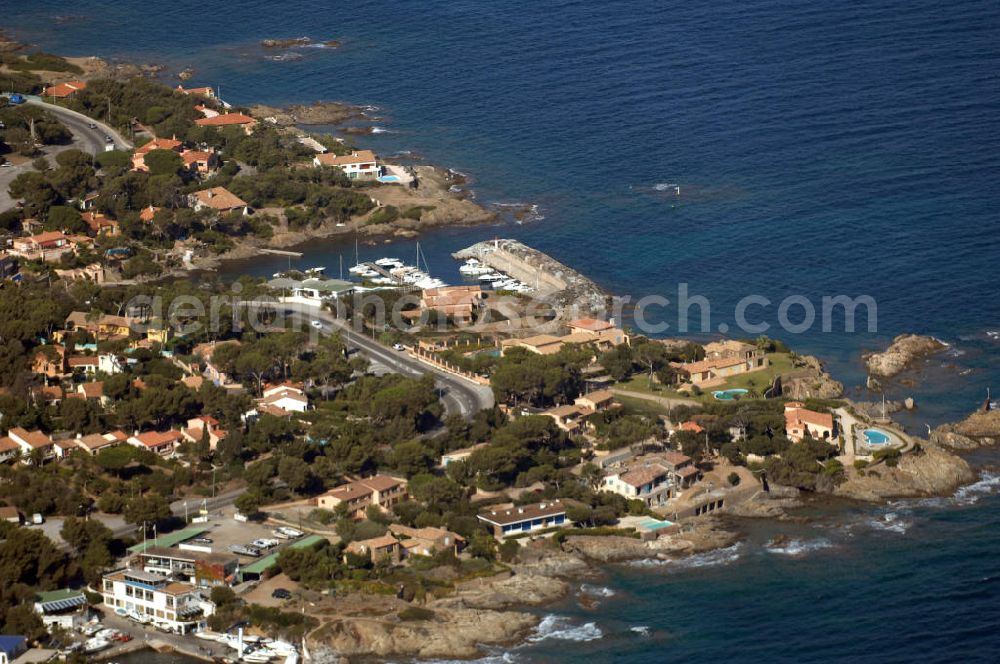 Aerial image Les Issambres - Blick auf Les Issambres an der Cote d' Azur in Frankreich.